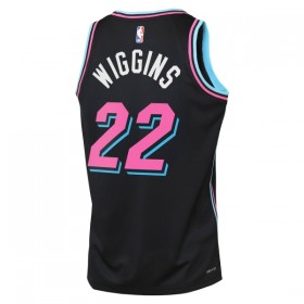 Muške NBA Dres Miami Heat Andrew Wiggins Nike 2025-26 City Edition Crno Swingman